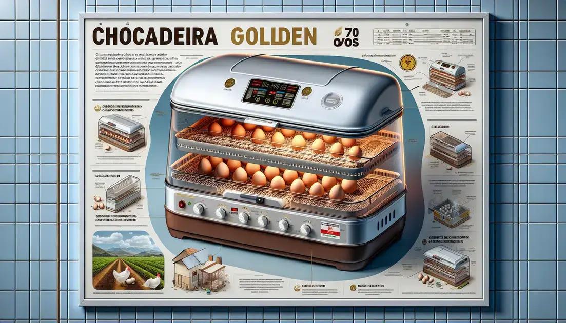 Chocadeira Golden 70 Ovos: A Escolha Ideal para Sua Criação